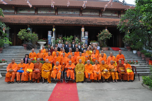 Đoàn đại biểu các sư trụ trì chùa Việt tại Thái Lan về thăm Việt Nam - ảnh 4